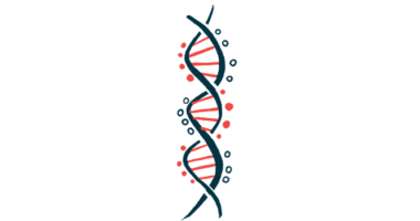 An illustration highlights the two chains that coil around each other to form DNA's double helix.