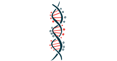 An illustration highlights the two chains that coil around each other to form DNA's double helix.