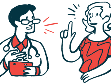 MCI due to Alzheimer's | Alzheimer's News Today | survey findings | illustration of patient and doctor talking