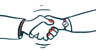 Two hands are shown in a handshake.